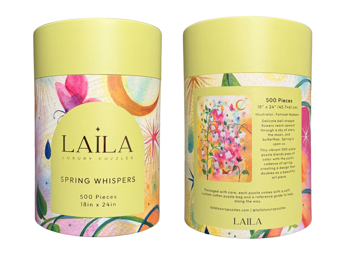 Pre - Order - Spring Whispers 500 Piece Puzzle | Laila Luxury Puzzles - Jigsaw Puzzles - The Puzzle Center