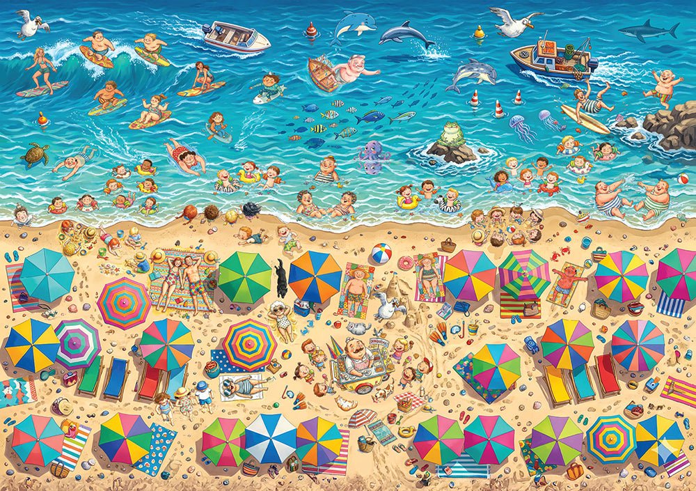 Pre-Order - The Beach 1000 Piece Jigsaw Puzzle | Magnolia - Jigsaw Puzzles - The Puzzle Center