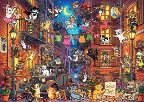 Pre-Order - The Cats Street 1000 Piece Jigsaw Puzzle | Magnolia - Jigsaw Puzzles - The Puzzle Center