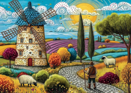 Quiet Shephard Walk 1000 Piece Jigsaw Puzzle | Delfy - Jigsaw Puzzles - The Puzzle Center