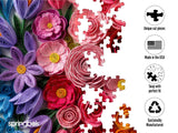 Quilled Flower Garden500 Piece Jigsaw Puzzle | Springbok Puzzles - Jigsaw Puzzles - The Puzzle Center