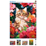 Quilted - Flower Garden Hiding 1000 Piece Puzzle | Masterpieces Puzzles - Jigsaw Puzzles - The Puzzle Center