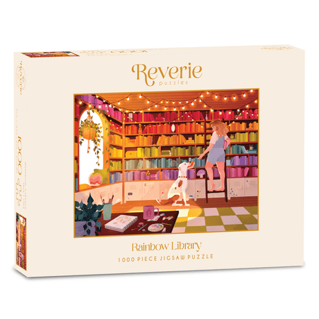 Rainbow Library 1000 Piece Jigsaw Puzzle | Reverie Puzzles - Jigsaw Puzzles - The Puzzle Center