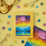 Rainbow Northern Lights 500 Piece Jigsaw Puzzle | Villager Puzzles - Jigsaw Puzzles - The Puzzle Center