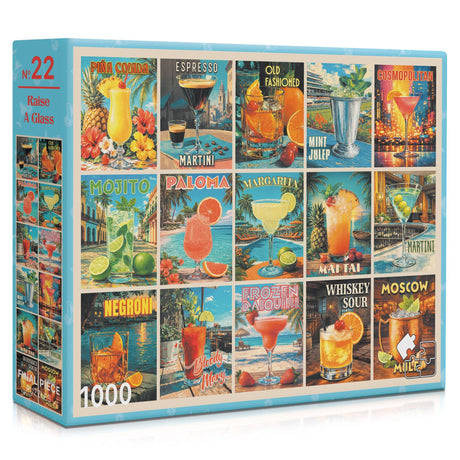 Raise a Glass 1000 Piece Jigsaw Puzzle | Final Piece Puzzles - Jigsaw Puzzles - The Puzzle Center
