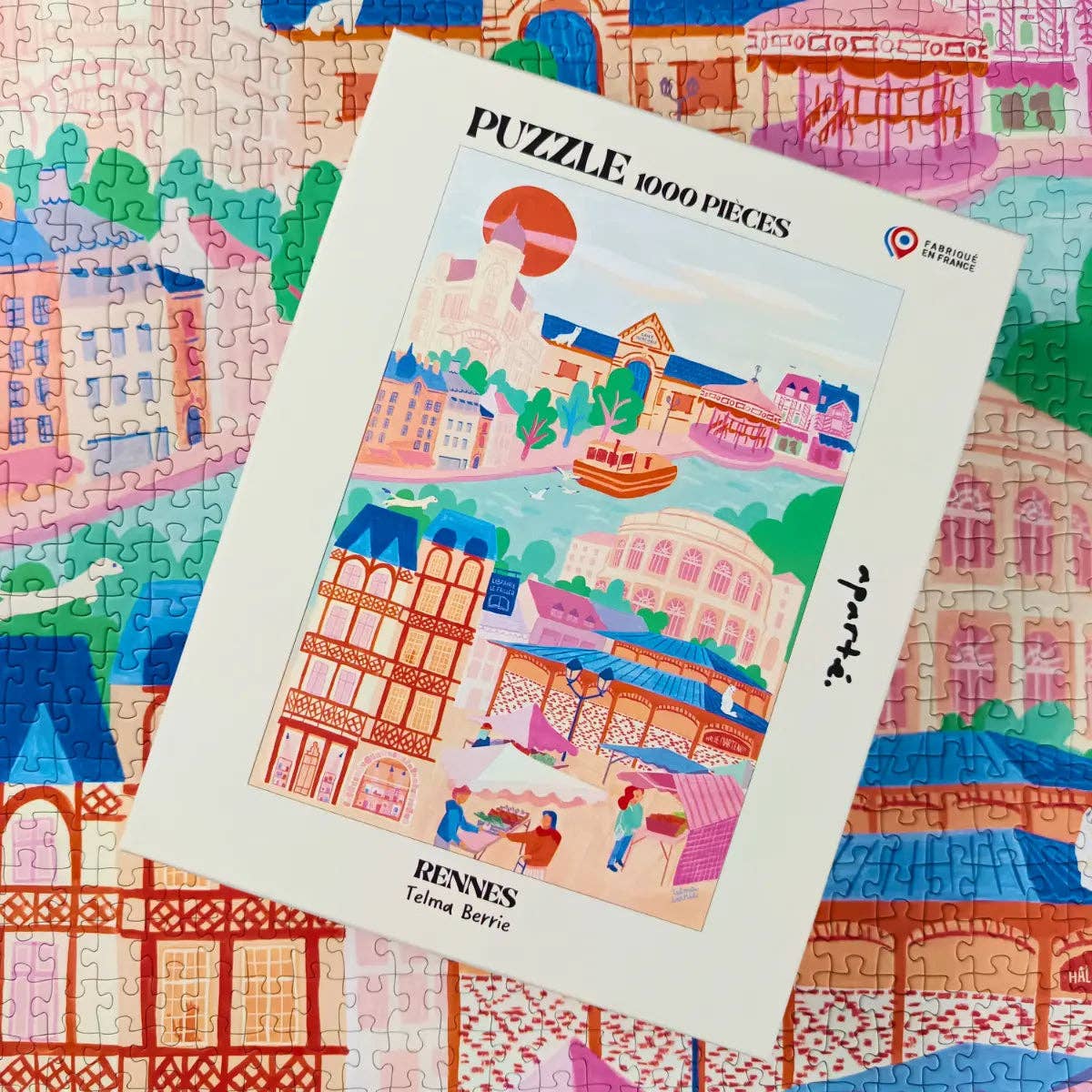 Rennes 1000 Piece Jigsaw Puzzle | Aparté - Jigsaw Puzzles - The Puzzle Center