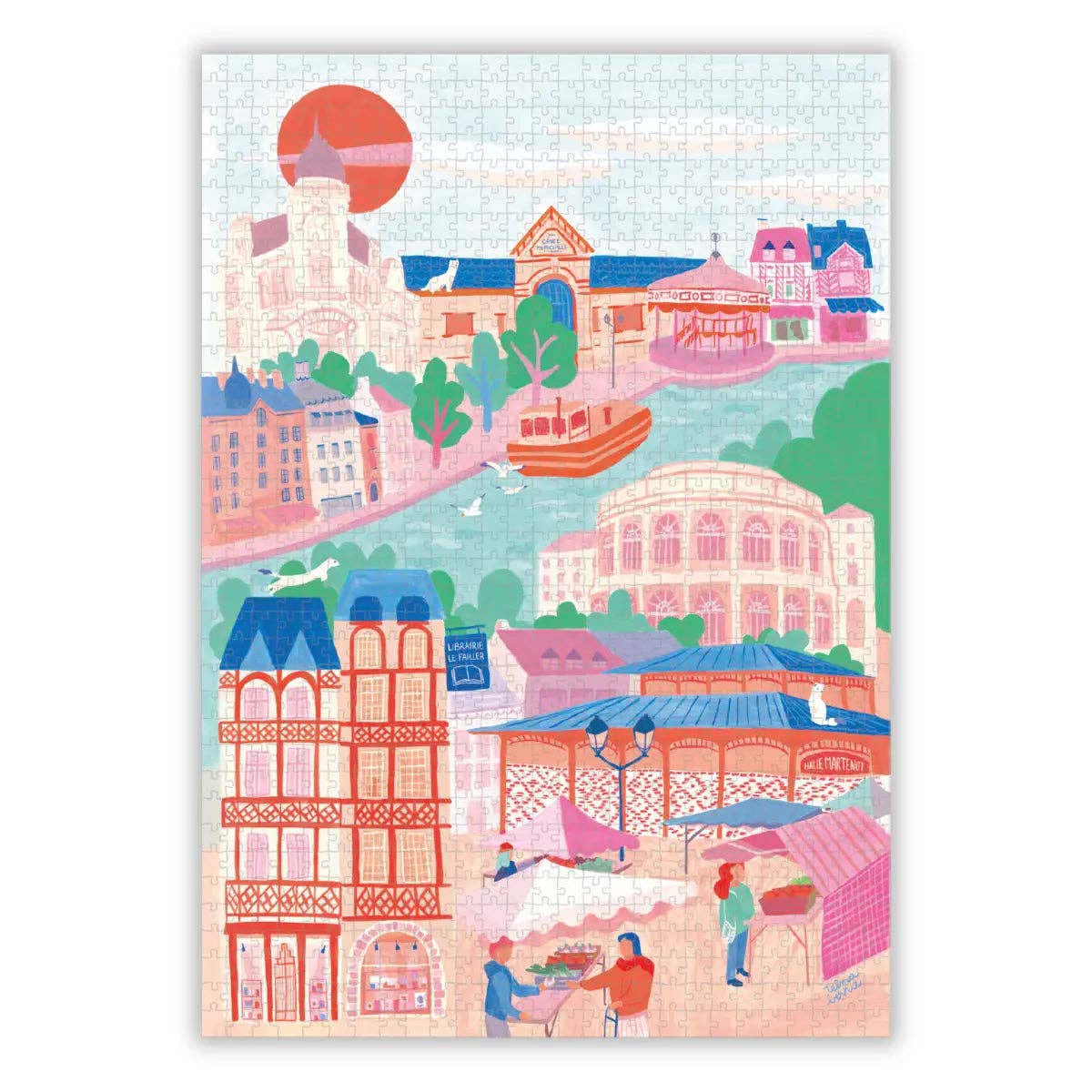 Rennes 1000 Piece Jigsaw Puzzle | Aparté - Jigsaw Puzzles - The Puzzle Center