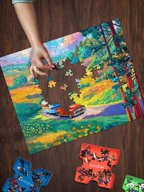 Road Trip 500 Piece Jigsaw Puzzle | Springbok Puzzles - Jigsaw Puzzles - The Puzzle Center