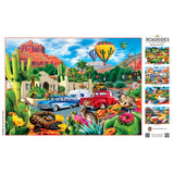 Roadsides of the Southwest Hot Air & Cool Cars 500 Piece Jigsaw Puzzle | Masterpieces - Masterpieces Puzzles - Jigsaw Puzzles - The Puzzle Center