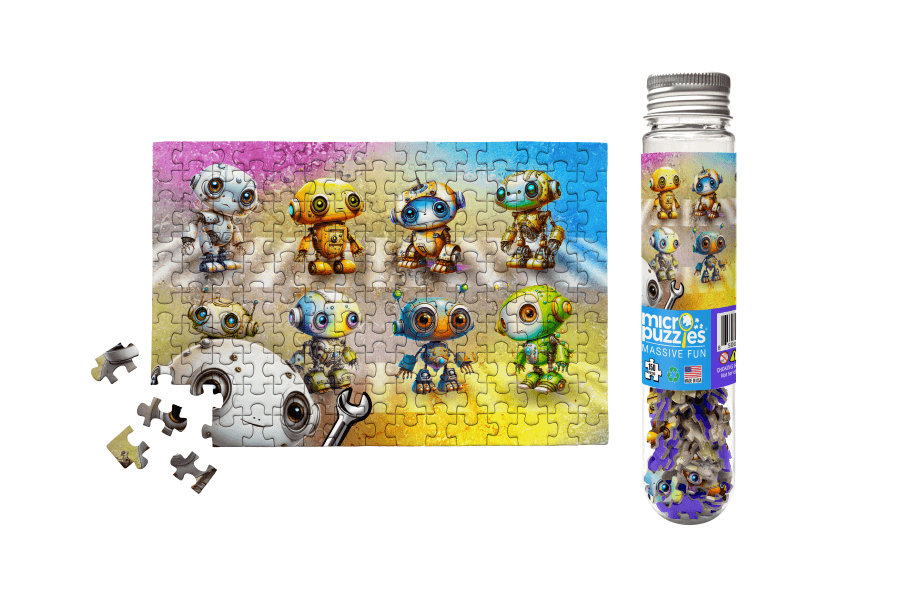 Robots 150 Piece Mini Jigsaw Puzzle | MicroPuzzles - Mini Jigsaw Puzzles - The Puzzle Center