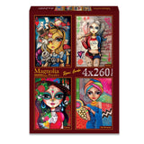 Romi Lerda (2) 4 x 260 Pieces Jigsaw Puzzles | Magnolia - Jigsaw Puzzles - The Puzzle Center