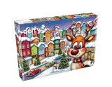 Rudolph In Town 1000 Piece Jigsaw Puzzle | Delfy - Jigsaw Puzzles - The Puzzle Center