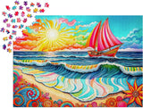 Sailing at Sunrise 1000 Piece Jigsaw Puzzle | Enjoy Puzzles - Jigsaw Puzzles - The Puzzle Center
