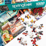 Santa's Workshop 1000 Piece Jigsaw Puzzle | Springbok Puzzles - Springbok Puzzles - Jigsaw Puzzles - The Puzzle Center