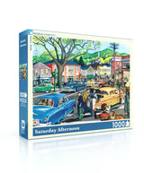 Saturday Afternoon 1000 Piece Puzzle by New York Puzzle Company - New York Puzzle Company - Jigsaw Puzzles - The Puzzle Center - 