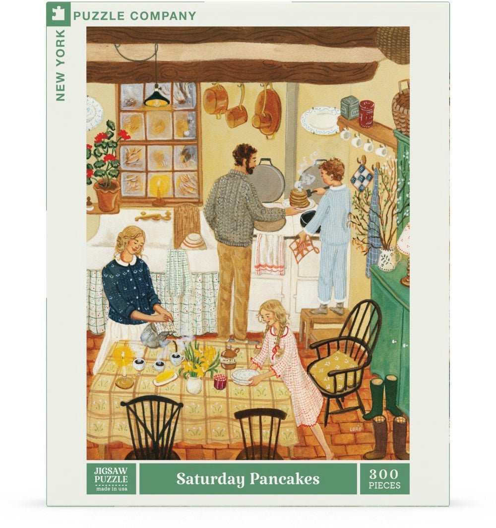 Saturday Pancakes 300 Piece Jigsaw Puzzle | New York Puzzle Company - Jigsaw Puzzles - The Puzzle Center