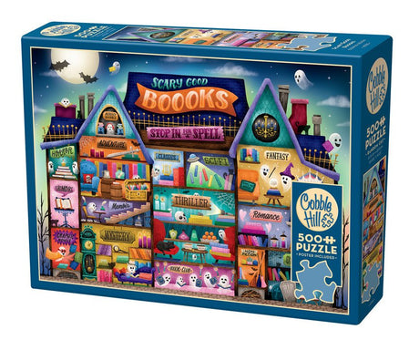 Scary Good Boooks 500 Piece Jigsaw Puzzle | Cobble Hill - Jigsaw Puzzles - The Puzzle Center