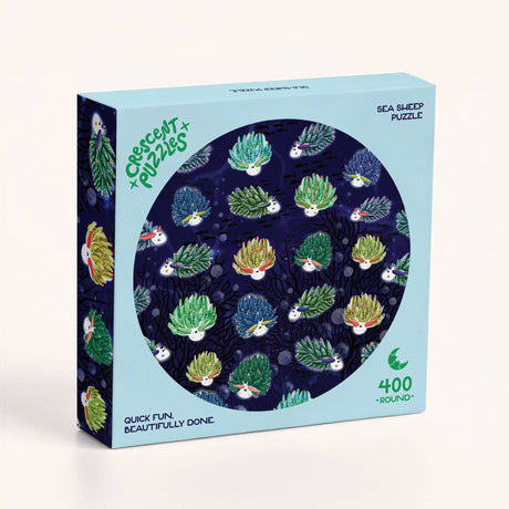 Sea Sheep 400 Piece Round Jigsaw Puzzle | Crescent Puzzles - Jigsaw Puzzle - The Puzzle Center