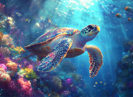 Sea Turtle 1000 Piece Jigsaw Puzzle | Final Piece Puzzles - Jigsaw Puzzles - The Puzzle Center