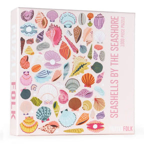 Seashells by the Seashore 1000 Piece Puzzle by Puzzlefolk - Puzzlefolk - Jigsaw Puzzles - The Puzzle Center