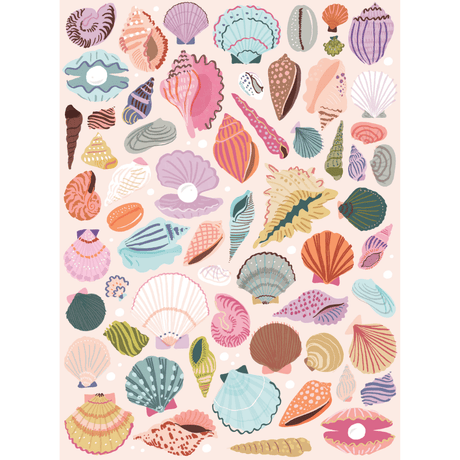 Seashells by the Seashore 1000 Piece Puzzle by Puzzlefolk - Puzzlefolk - Jigsaw Puzzles - The Puzzle Center