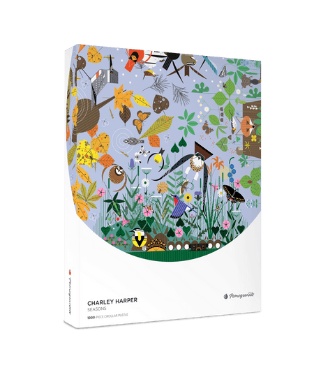 Seasons 1000 Piece Circular Jigsaw Puzzle | Pomegranate - Jigsaw Puzzles - The Puzzle Center