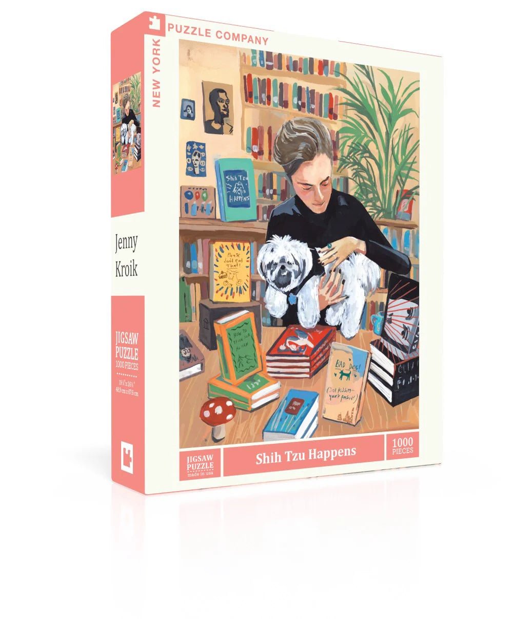 Shih Tzu Happens 1000 Piece Jigsaw Puzzle | New York Puzzle Company - Jigsaw Puzzles - The Puzzle Center