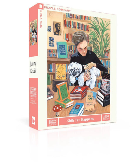 Shih Tzu Happens 1000 Piece Jigsaw Puzzle | New York Puzzle Company - Jigsaw Puzzles - The Puzzle Center