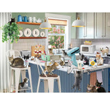 Sloppy Kitten Kitchen 300 Piece Jigsaw Puzzle | Eurographics - Jigsaw Puzzles - The Puzzle Center