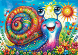 Snail You Later! 1000 Piece Jigsaw Puzzle | Delfy Puzzles - Jigsaw Puzzles - The Puzzle Center