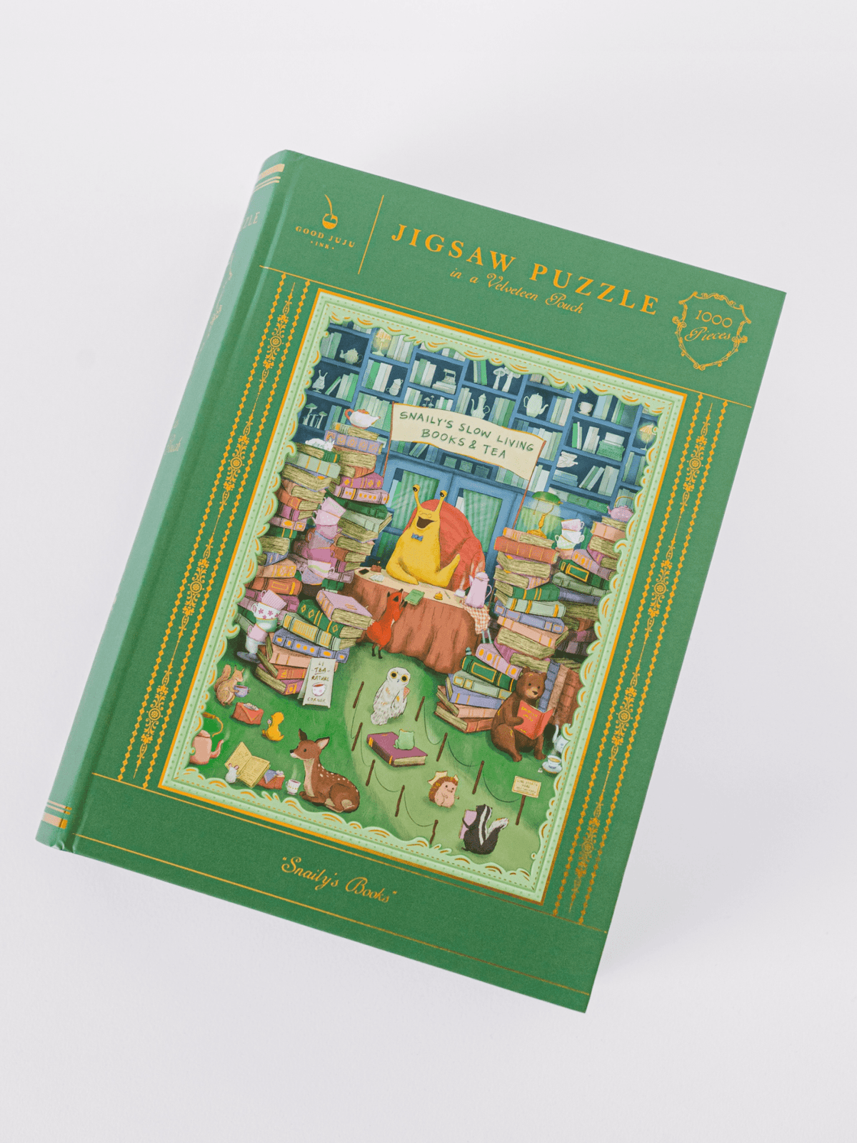 Snaily's Books 1000 Piece Jigsaw Puzzle | Good Juju Ink - Jigsaw Puzzles - The Puzzle Center