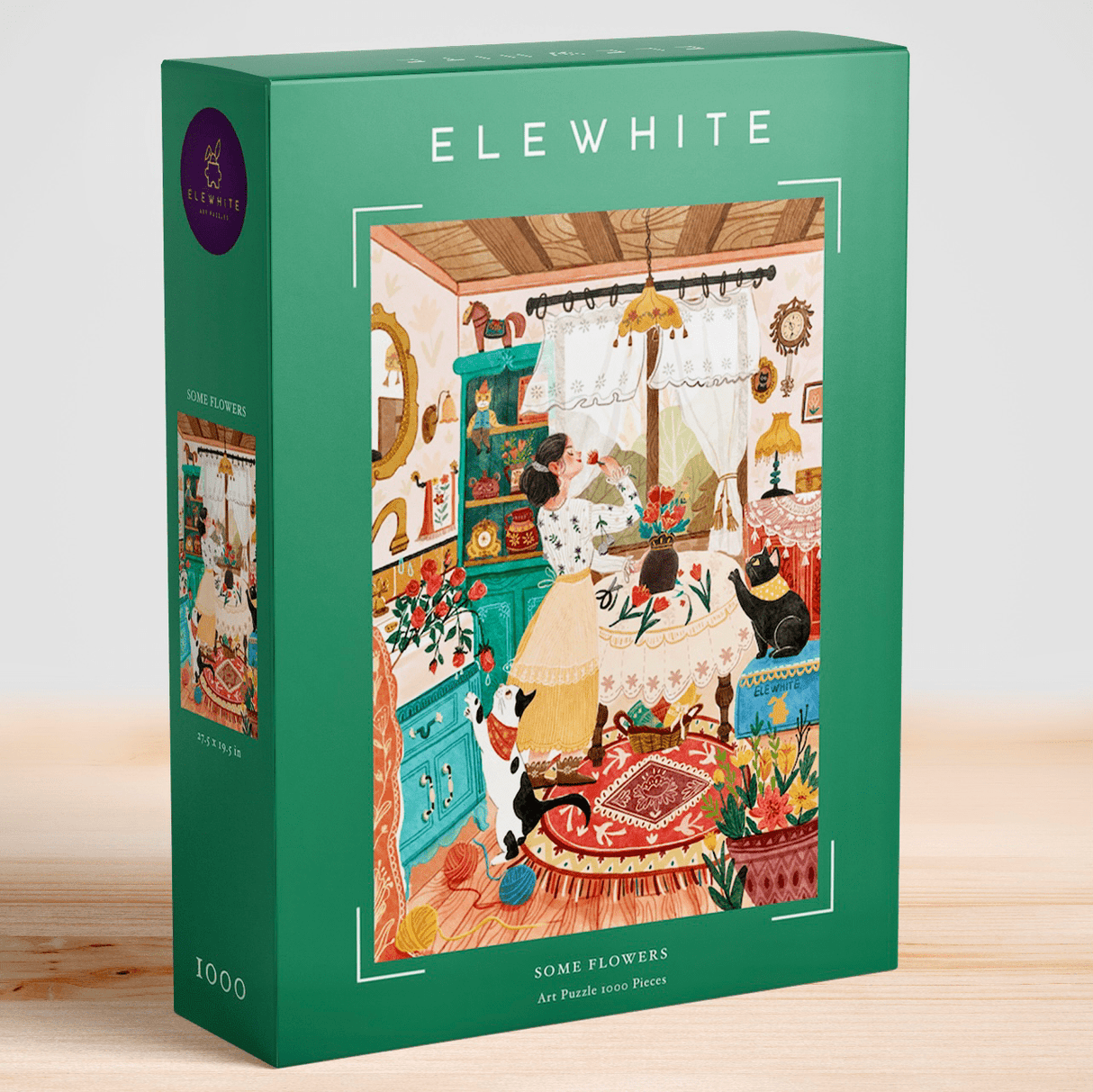 Some Flowers 1000 Piece Jigsaw Puzzle | Elewhite - Jigsaw Puzzles - The Puzzle Center