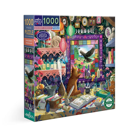 Sorcerer's Workshop 1000 Piece Jigsaw Puzzle | eeBoo - Jigsaw Puzzles - The Puzzle Center