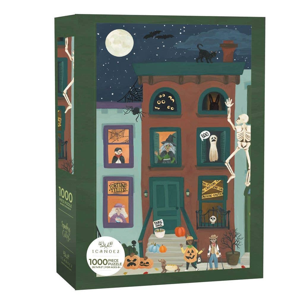 Spooky City 1000 Piece Halloween Jigsaw Puzzle | 1Canoe2 - Jigsaw Puzzles - The Puzzle Center
