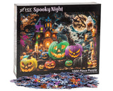 Spooky Night 1000 Piece Jigsaw Puzzle | Vermont Christmas Co - Jigsaw Puzzles - The Puzzle Center