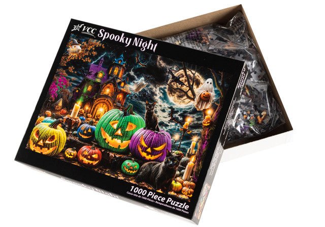 Spooky Night 1000 Piece Jigsaw Puzzle | Vermont Christmas Co - Jigsaw Puzzles - The Puzzle Center
