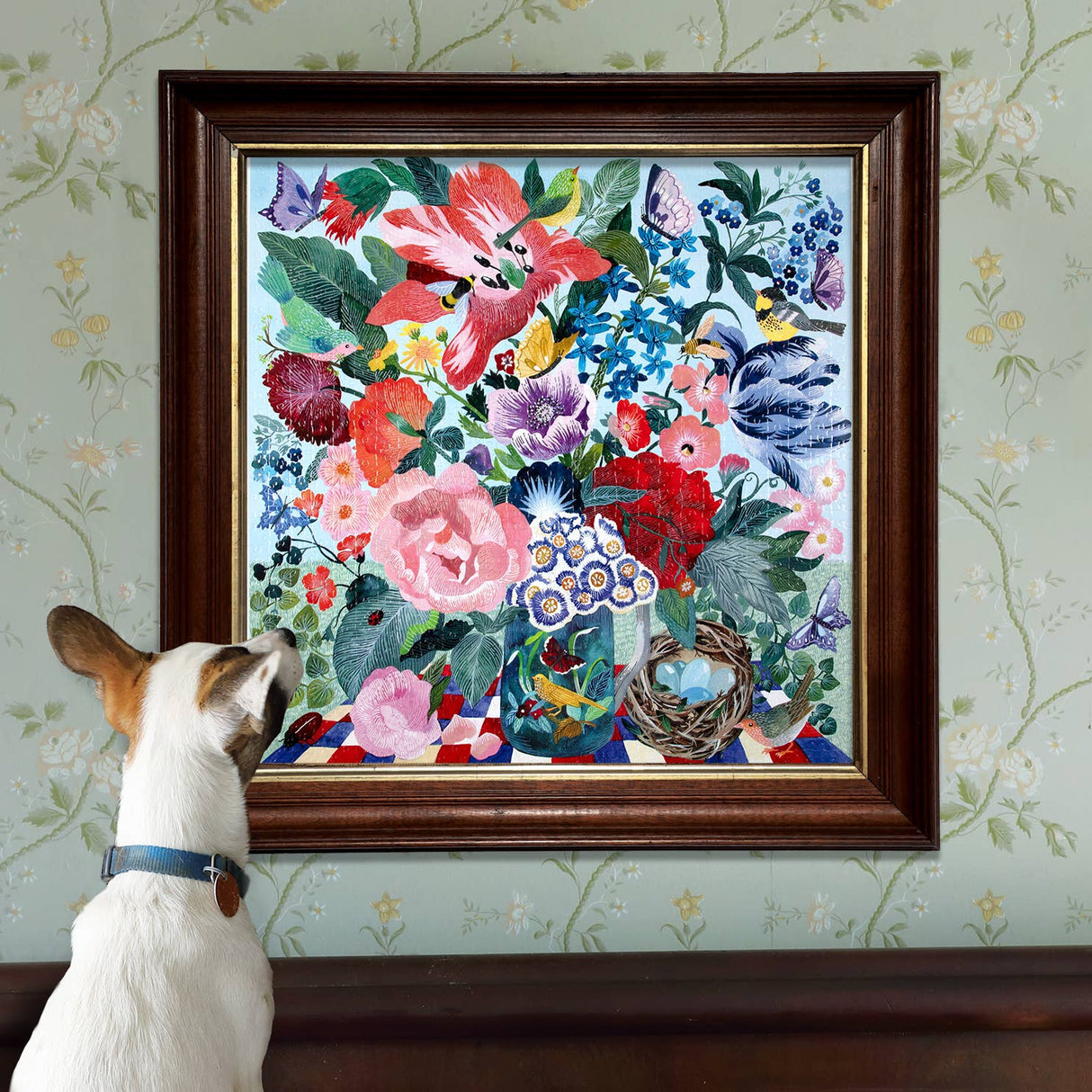 Spring Bouquet 1000 Piece Jigsaw Puzzle | eeBoo - Jigsaw Puzzles - The Puzzle Center