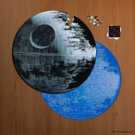 Star Wars Death Star 1000 Piece Double Sided Jigsaw Puzzle | Ridley's Games - Jigsaw Puzzles - The Puzzle Center