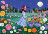 Starlit Floral Fields 1000 Piece Jigsaw Puzzle | JaCaRou - Jigsaw Puzzles - The Puzzle Center