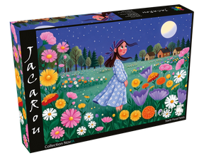 Starlit Floral Fields 1000 Piece Jigsaw Puzzle | JaCaRou - Jigsaw Puzzles - The Puzzle Center