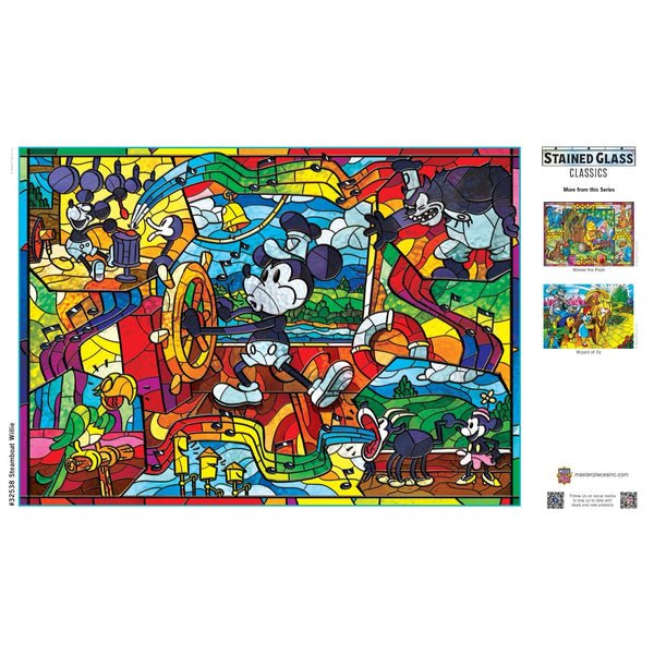 Steamboat Willie 500 Piece Jigsaw Puzzle | Masterpieces - Jigsaw Puzzles - The Puzzle Center