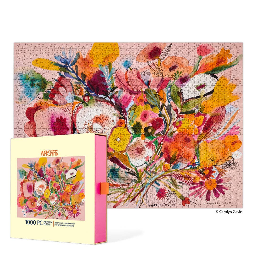 Strawberry Fields 1000 Piece Jigsaw Puzzle | WerkShoppe - Jigsaw Puzzles - The Puzzle Center