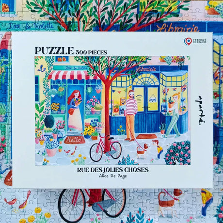 Street of Pretty Things 500 Piece Jigsaw Puzzle | Aparté - Jigsaw Puzzles - The Puzzle Center