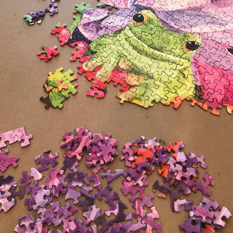 Succulents Frog 1000 Piece Puzzle | Allport Editions - Jigsaw Puzzles - The Puzzle Center