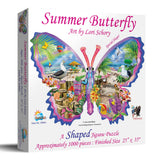 Summer Butterfly 1000 Piece Shaped Puzzle by SunsOut Puzzles - SunsOut - Jigsaw Puzzles - The Puzzle Center - 