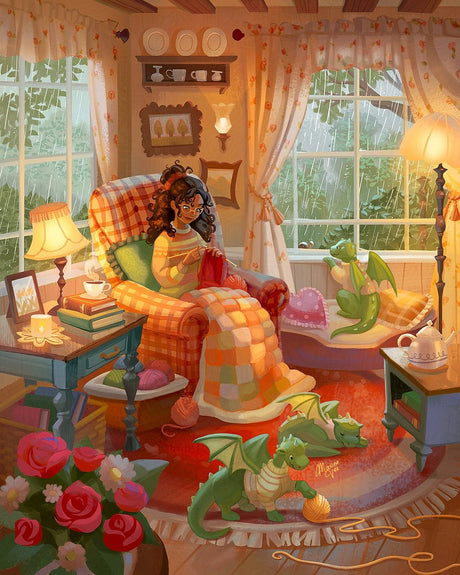 Sunday Rain 500 Piece Jigsaw Puzzle | Reverie Puzzles - Jigsaw Puzzles - The Puzzle Center