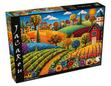 Sunny Harvest Hills 1000 Piece Jigsaw Puzzle | JaCaRou - Jigsaw Puzzles - The Puzzle Center