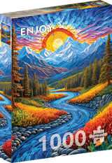 Sunrise Landscape 1000 Piece Jigsaw Puzzle | Enjoy Puzzles - Jigsaw Puzzles - The Puzzle Center