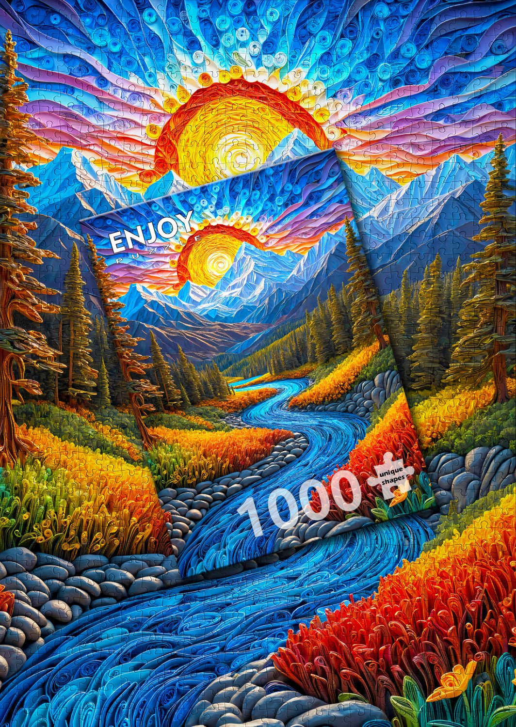 Sunrise Landscape 1000 Piece Jigsaw Puzzle | Enjoy Puzzles - Jigsaw Puzzles - The Puzzle Center