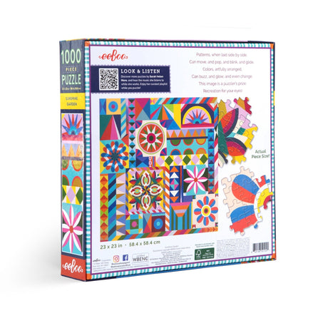 Sunshine Garden 1000 Piece Jigsaw Puzzle | eeBoo - Jigsaw Puzzles - The Puzzle Center